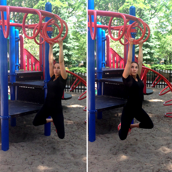 Outdoor Playground Workout by Lara Marq - Monkey Bars